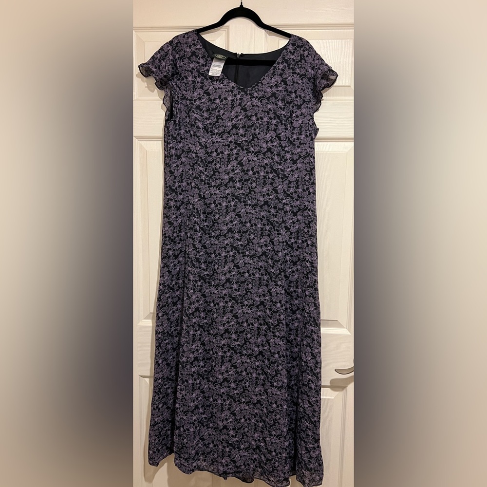 Vintage Laura Ashley maxi dress size 12.